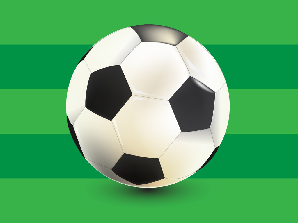Flaggen mit Fußball-Ball - Hintergrundbilder kostenlos
