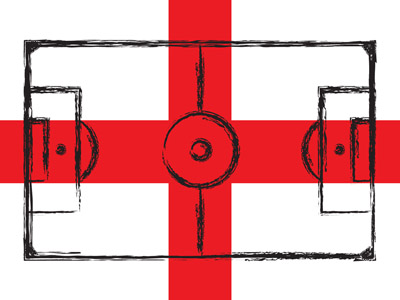 Fussballplatz - Fussballfeld - England