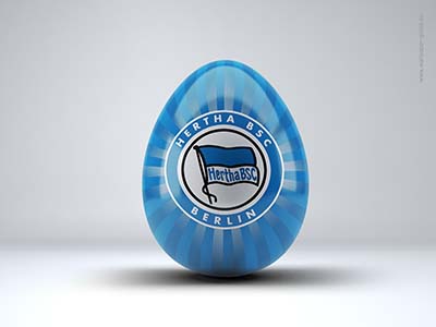Hertha BSC Berlin - Bundesliga - Osterei - Fussball