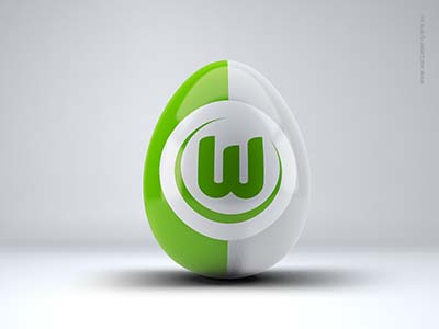 VfL Wolfsburg - Bundesliga - Osterei - Fussball