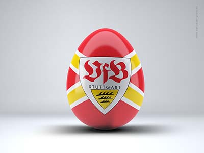 VfB Stuttgart - Bundesliga - Osterei - Fussball