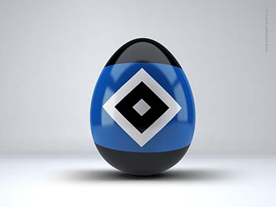 Hamburger SV - Bundesliga - Osterei - Fussball