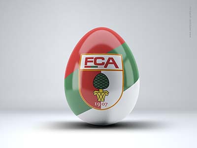 FC Augsburg - Bundesliga - Osterei - Fussball