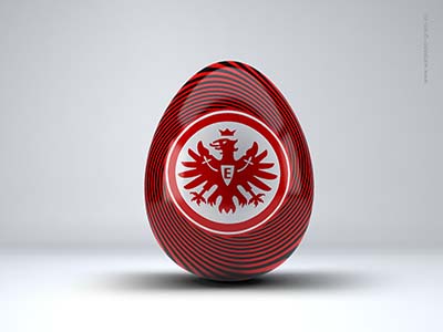 Eintracht Frankfurt - Bundesliga - Osterei - Fussball