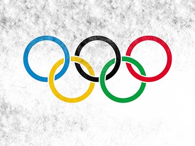 Olympische Ringe - Flagge