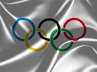 Olympische Ringe - Flagge