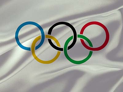 Olympische Ringe - Flagge