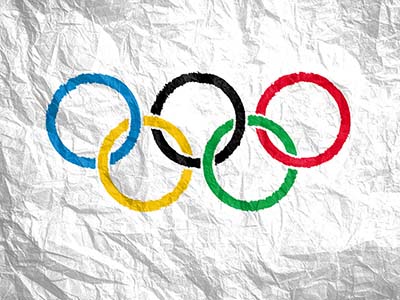 Olympische Ringe - Flagge