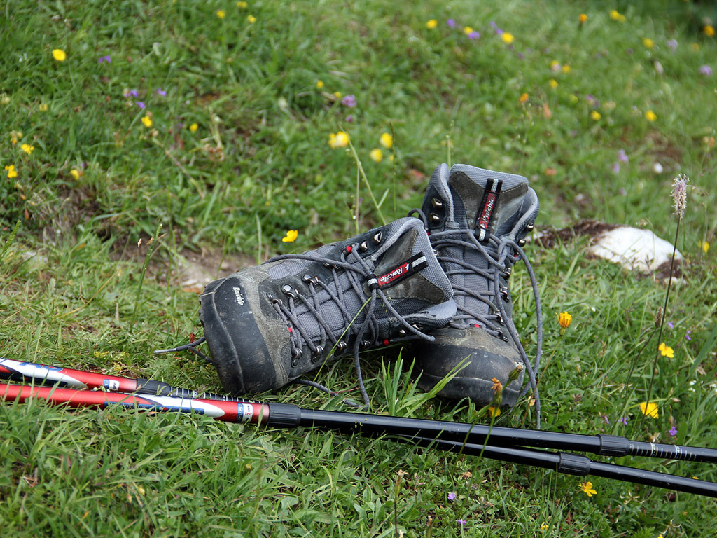 Wanderschuhe - Wandern in den Alpen - Sommer