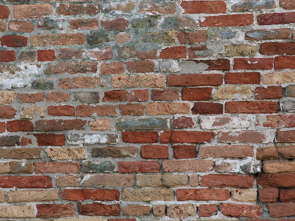 Backstein Mauer - Hintergrundbild kostenlos