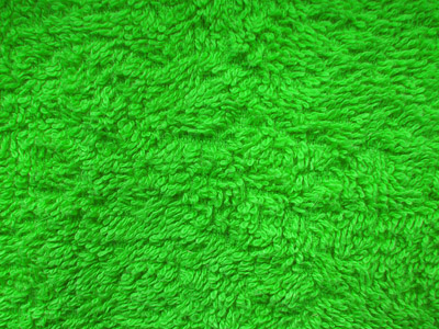 Textur: Frottier, grün