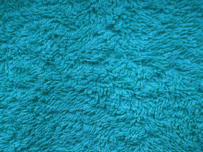 Textur: Frottier, blau