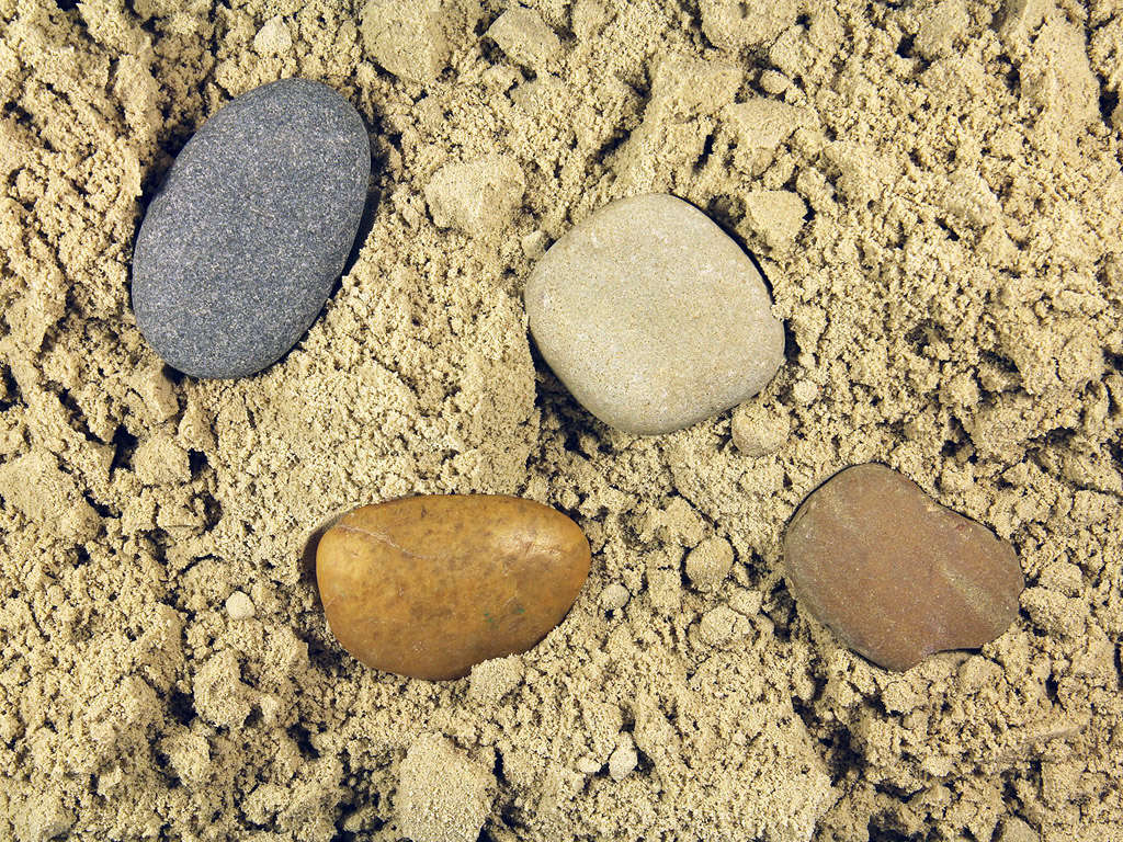 Sand mit Kies - Hintergrundbild kostenlos