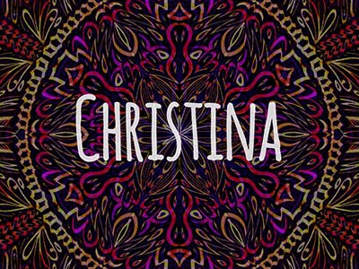 Die beliebtesten Vornamen - Christina