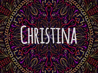 Die beliebtesten Vornamen - Christina
