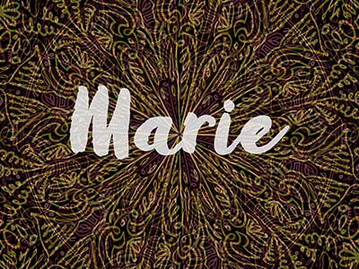 Die beliebtesten Vornamen - Marie