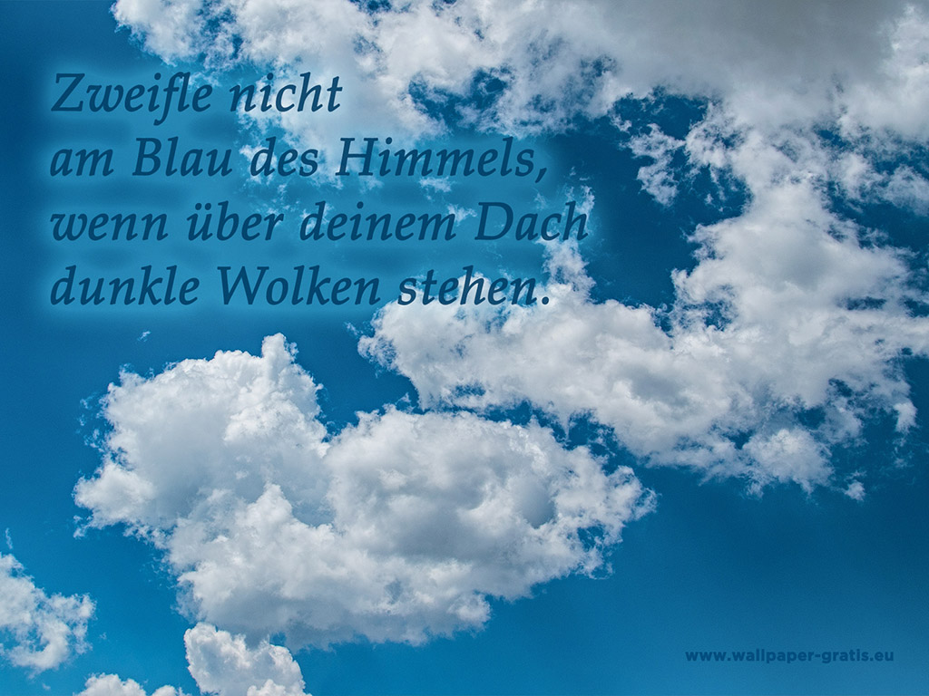 Zitat Himmel & Wolken #003