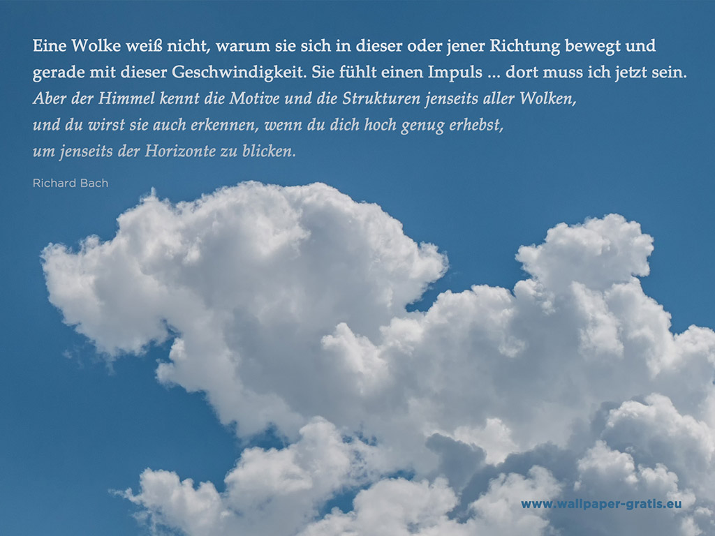 Zitat Himmel & Wolken #006