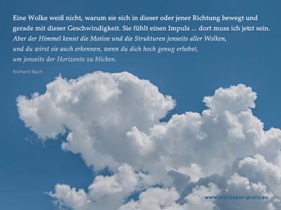 Zitate & Sprüche: Himmel & Wolken