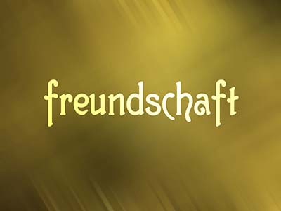 Positives Wort: Freundschaft