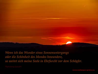 Zitate & Sprüche: Sonnenuntergang